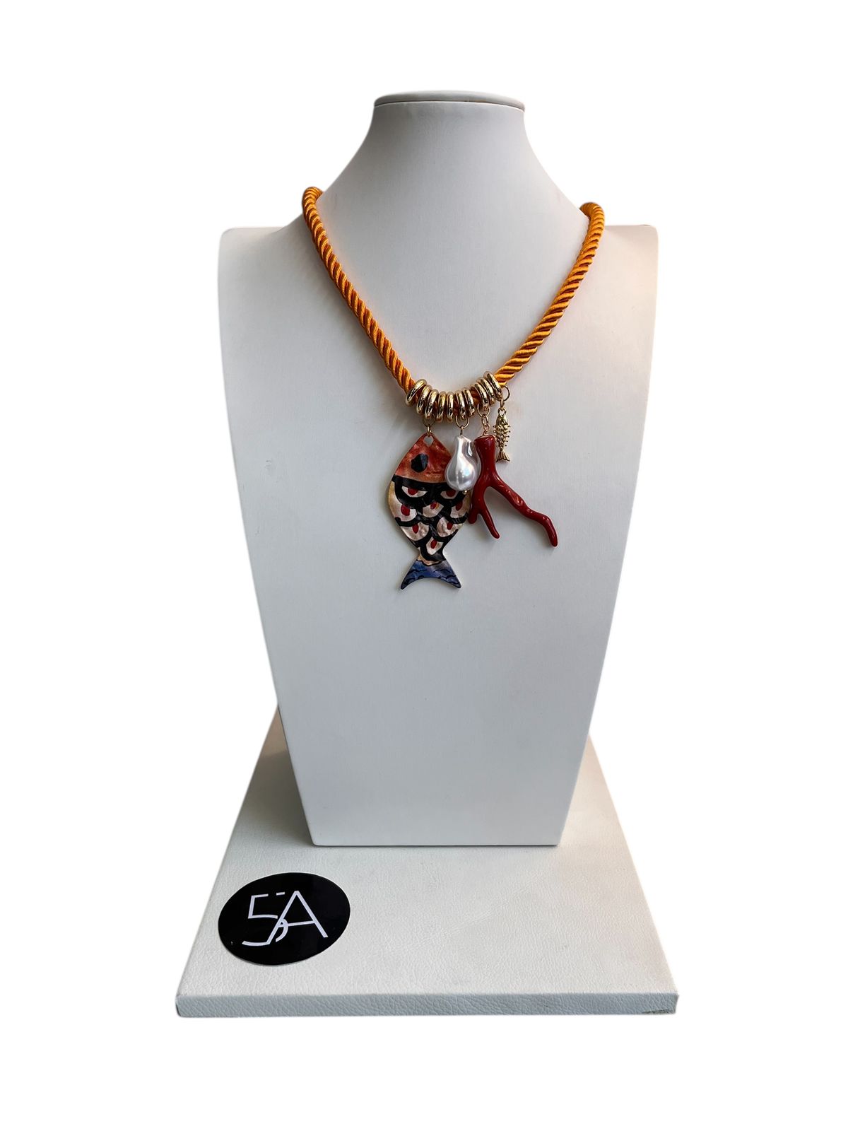 Collar Náutico con Dijes Marinos – Estilo Mediterráneo