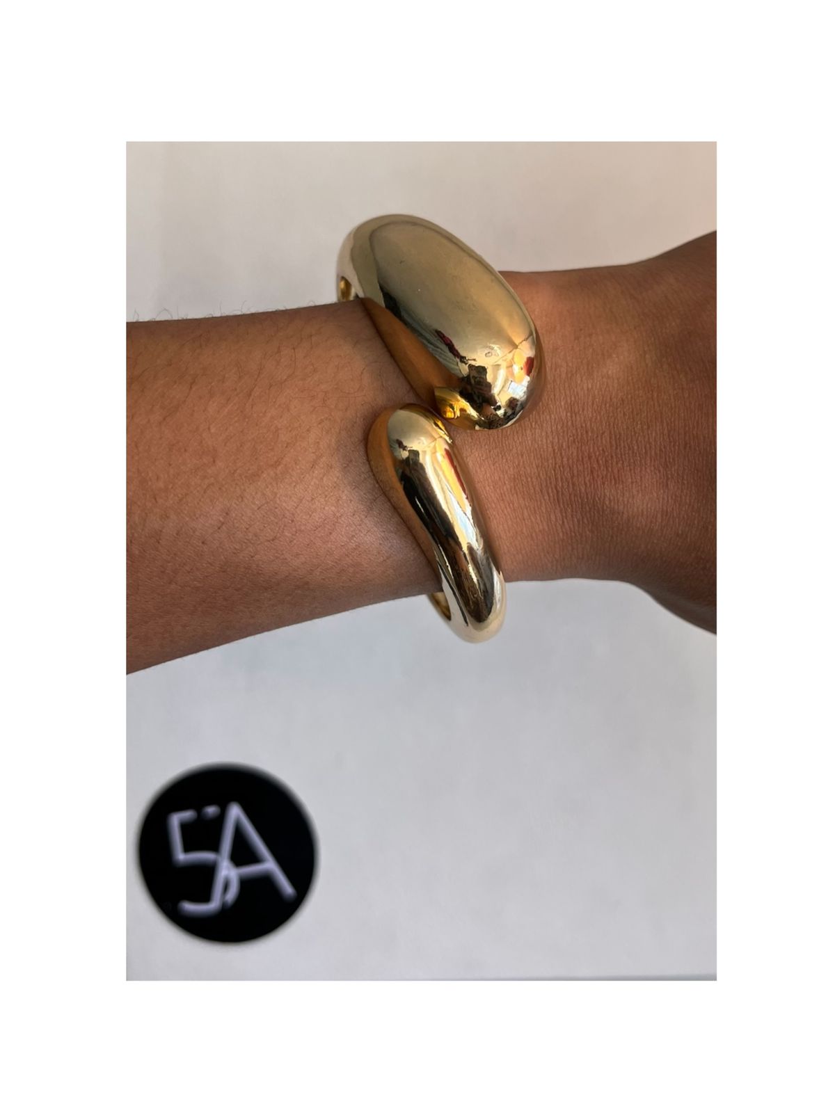 Pulsera Dorada Orgánica