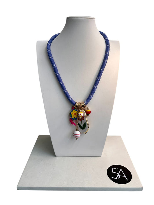 Collar Azul Charms