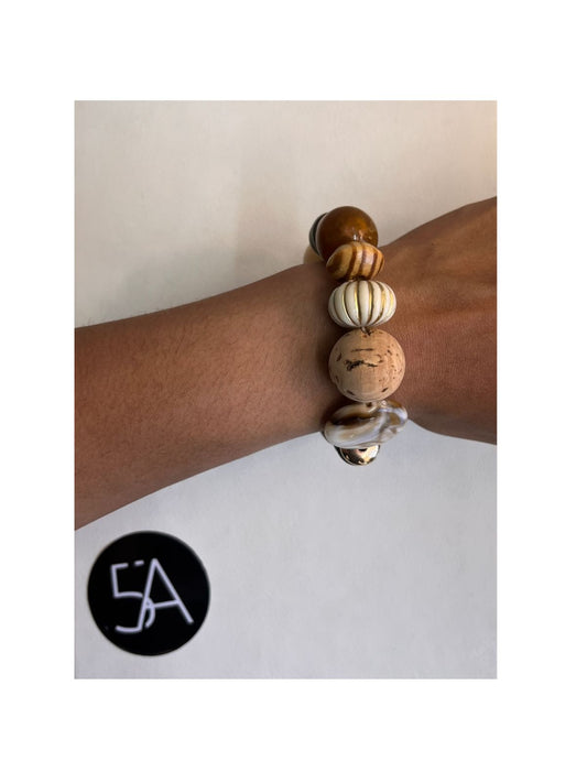 Pulsera Tierra Natural Multimaterial