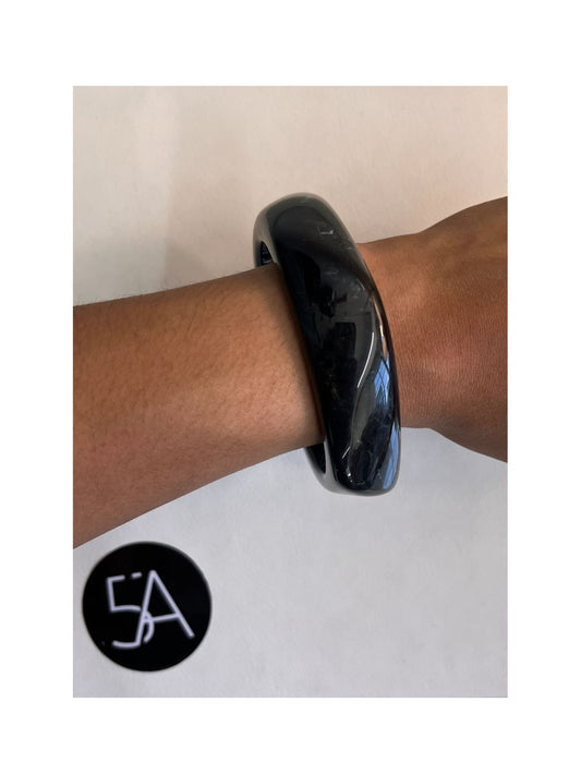 Pulsera Rígida Negra