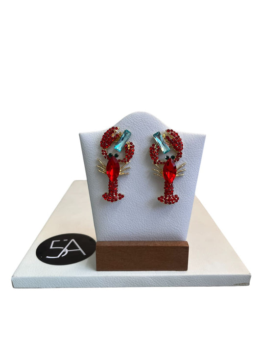🦞 Aros Langosta con Strass 🦞