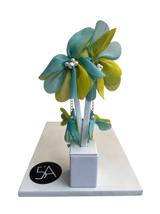 Aros florales colgantes