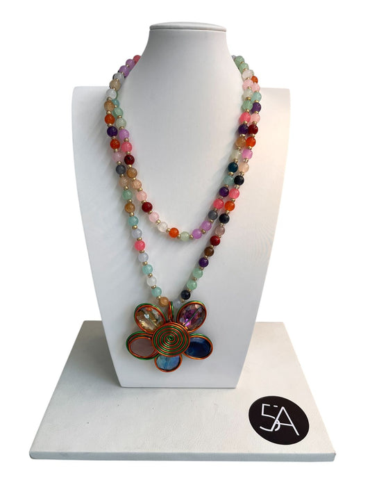 Collar Fleur Chromatique