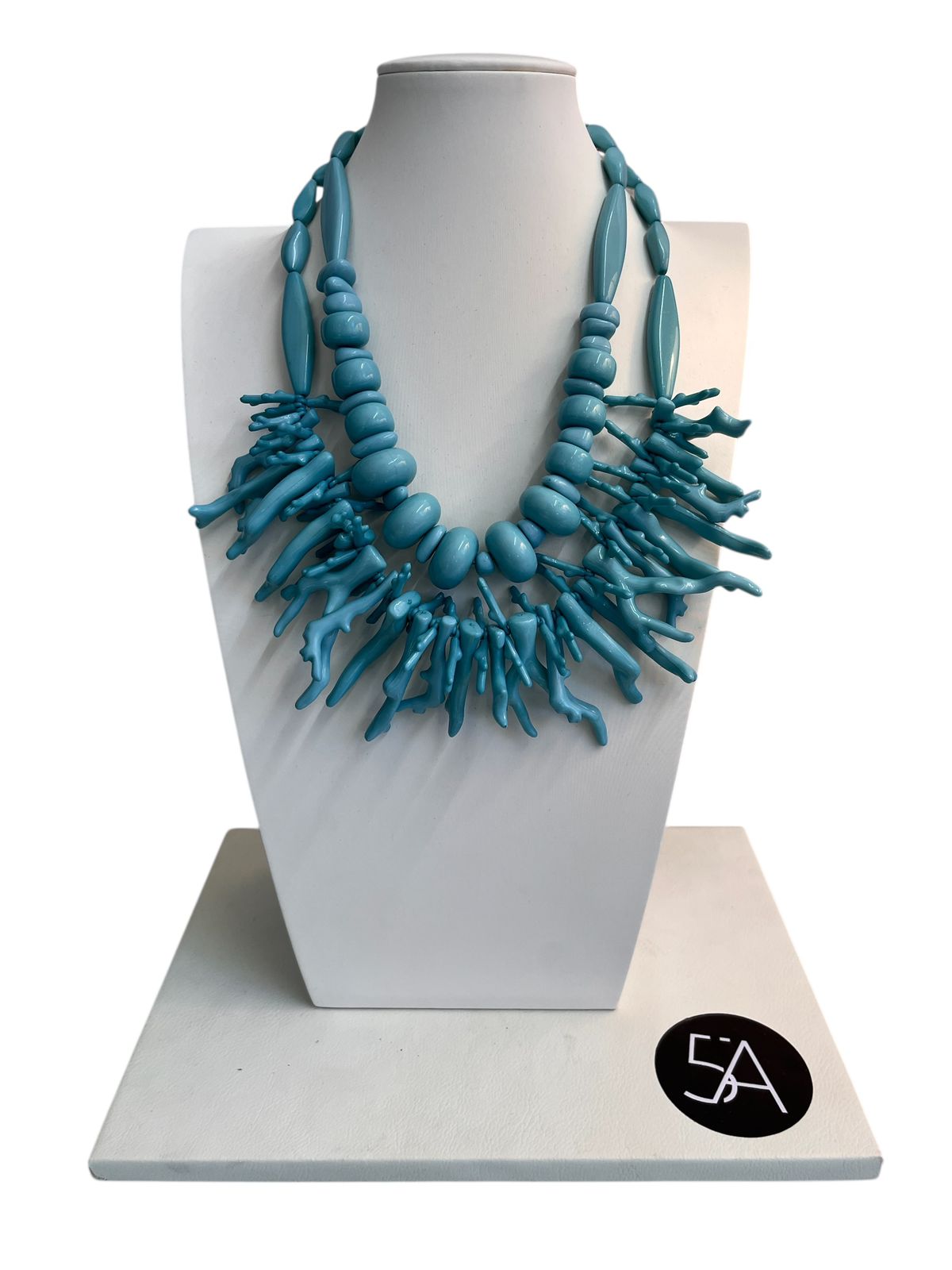 Collar Coral Turquesa