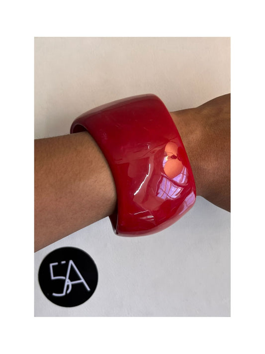 Pulsera Rígida Roja